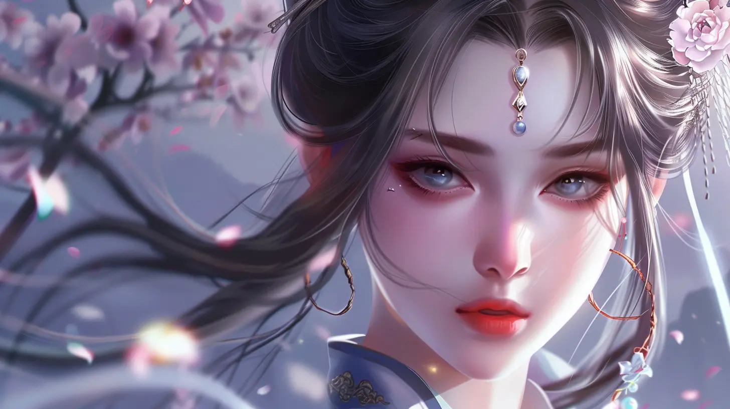 anime chinese characters beautiful chinese woman