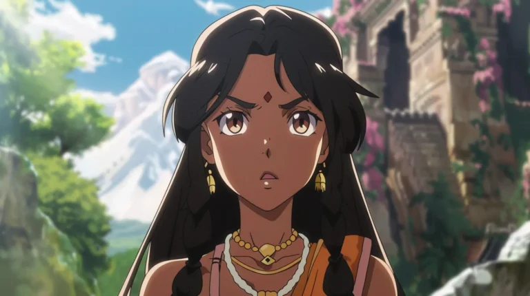 indian characters in anime ancient indian woman
