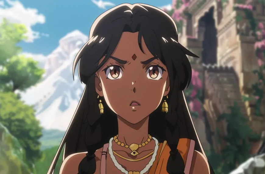 indian characters in anime ancient indian woman
