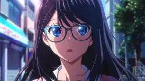 anime characters with glasses female cute girl