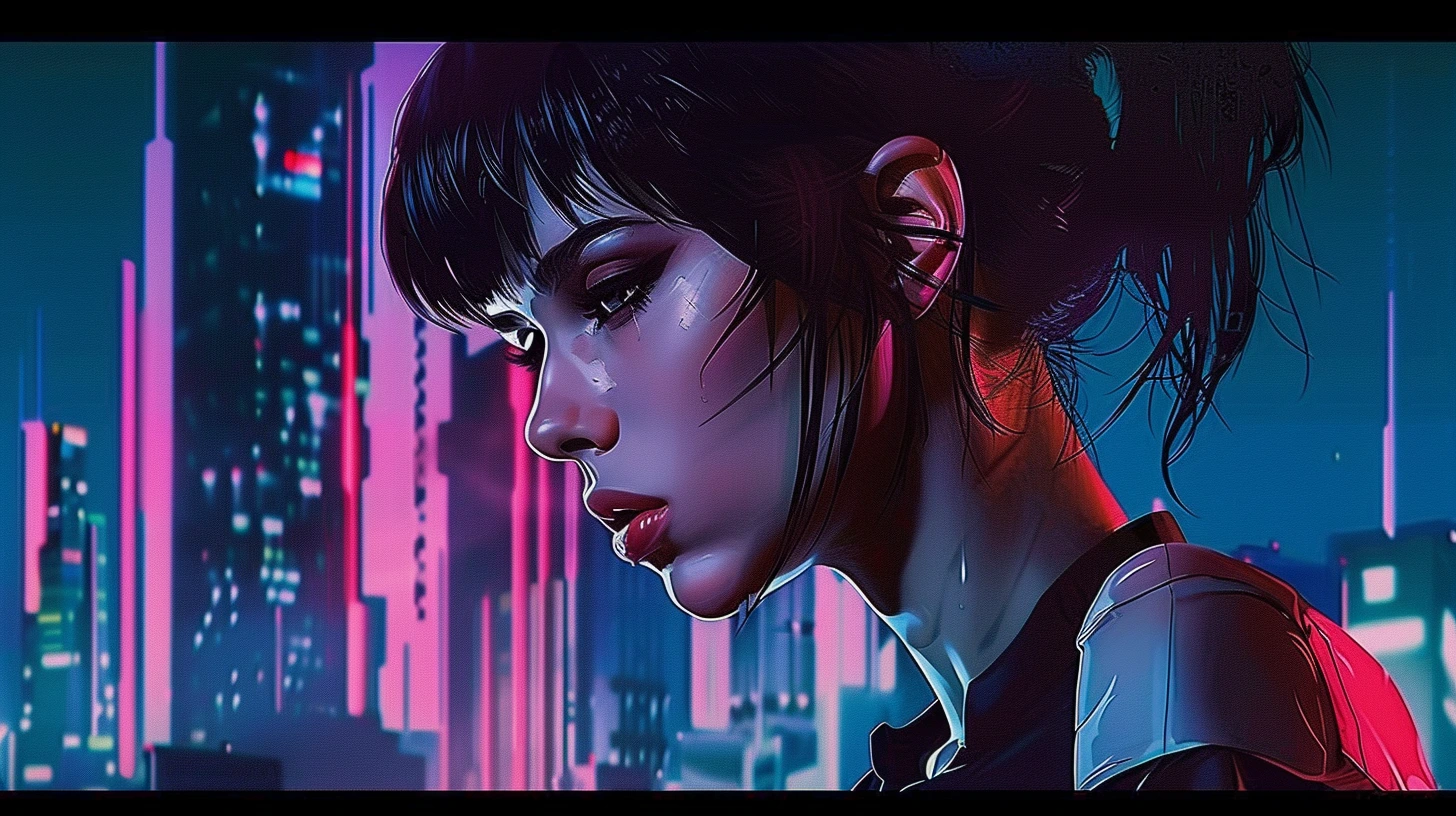 ghost in the shell aesthetic