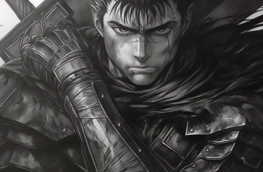 hardest anime character to draw berserk