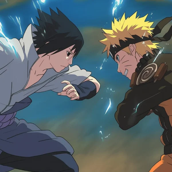 what anime has the best fights naruto vs sasuke