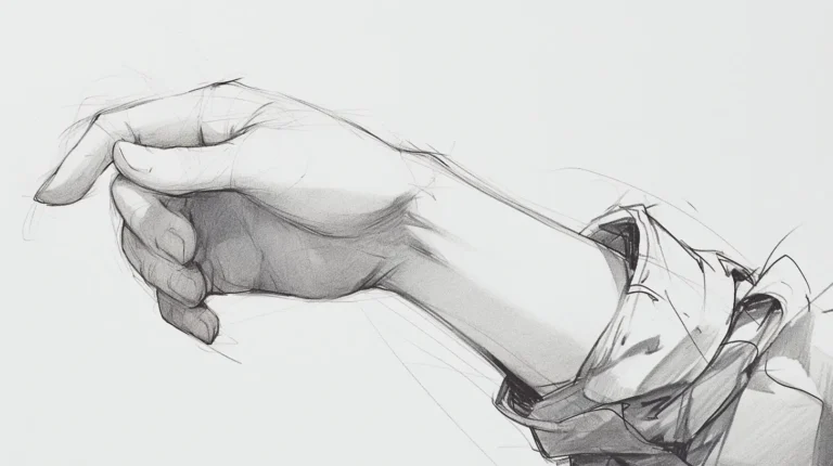 how to draw hands anime sketch