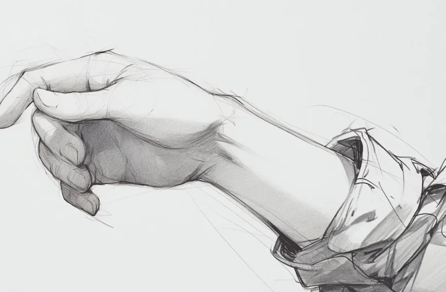 how to draw hands anime sketch